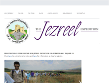 Tablet Screenshot of jezreel-expedition.com